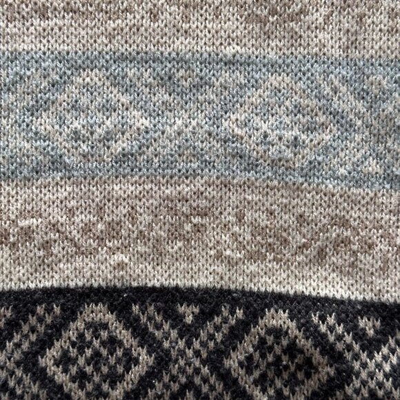 vintage northern spirit striped boxy knit sweater - Picture 2 of 4